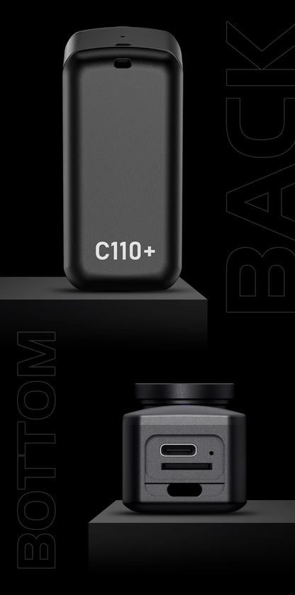 SJCAM C110+ 4K Action Camera – 30fps, 6-Axis GYRO, WiFi Remote, 1050mAh, Portable Sports DV for Helmet & Motorcycle