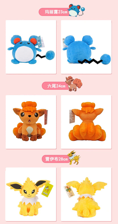 Original Pokemon Plush Toys – Gengar, Pikachu, Charizard & Piplup Soft Kawaii Dolls for Kids Gift