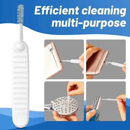 Phone Charging Port Dust Plug & Cleaner Kit - USB Port Cleaning Brush for iPhone 14/13 Pro Max & Electronics