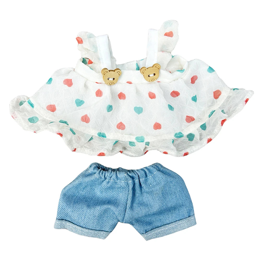 Fashion Baby Doll Clothes Set – 6 Handmade Styles for 10-Inch Bebe Reborn Dolls Accessories