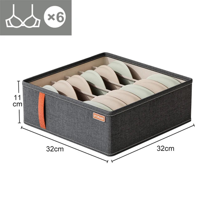 Underwear & Socks Organizer Storage Box – Cabinet Drawer Clothes Organizer for Household Classified Storage