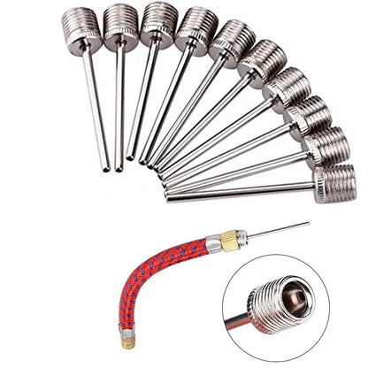 Stainless Steel Ball Pump Needles - Universal Sports Air Valve Adapters for Football Basketball Soccer Inflator Accessories