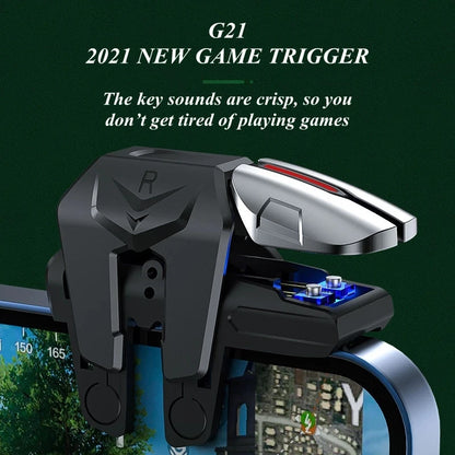 Mobile Gaming Trigger Controller – L1 R1 PUBG Gamepad Joystick for Android & iOS Phones, Shooting Game Accessories Controller Pad