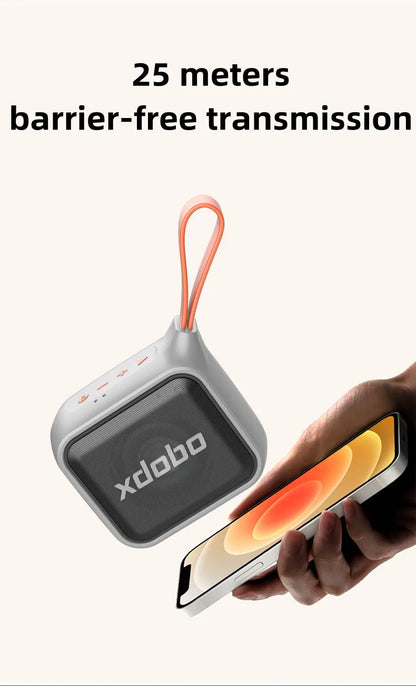 XDOBO Prince 1995 12W Portable Bluetooth Speaker – Powerful Bass, Waterproof, Smart & Wireless 5.2 Subwoofer