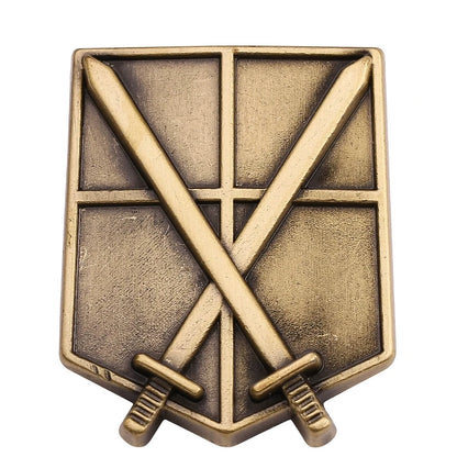 Attack on Titan Enamel Pin Badge - Anime Metal Lapel Pin for Bags, Backpacks & Fan Collectible Gift
