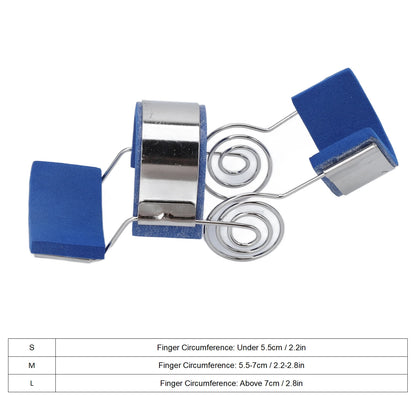 Spring Finger Splint — Adjustable Extension Training Aid for Finger Sprain Rehabilitation