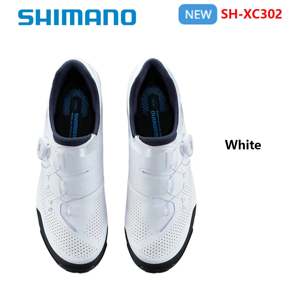 Shimano SH-XC300 Mountain Bike Cycling Shoes - XC3 XC300 XC302 Self-Locking Shoes with Fiberglass Sole
