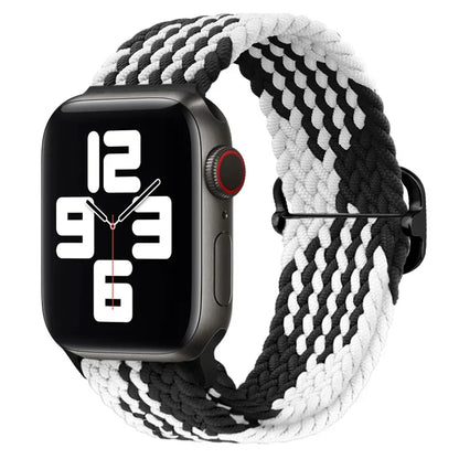Braided Solo Loop Apple Watch Ultra Band – Elastic Nylon Adjustable Sport Bracelet Strap for iWatch SE, Series 3–9 (38mm–49mm)