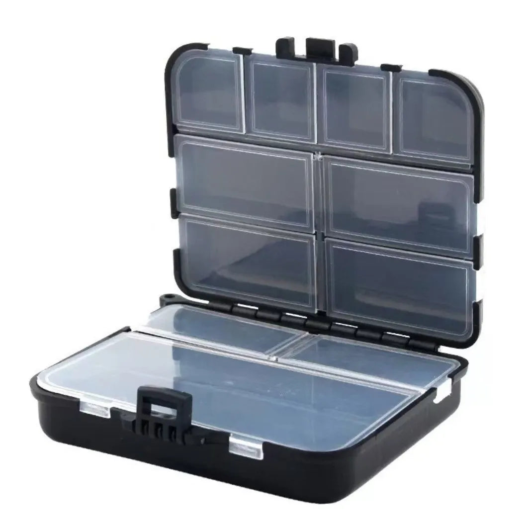 Double-Sided Fishing Tackle Box - Portable Multifunctional Organizer for Bait, Hooks & Fishing Gear