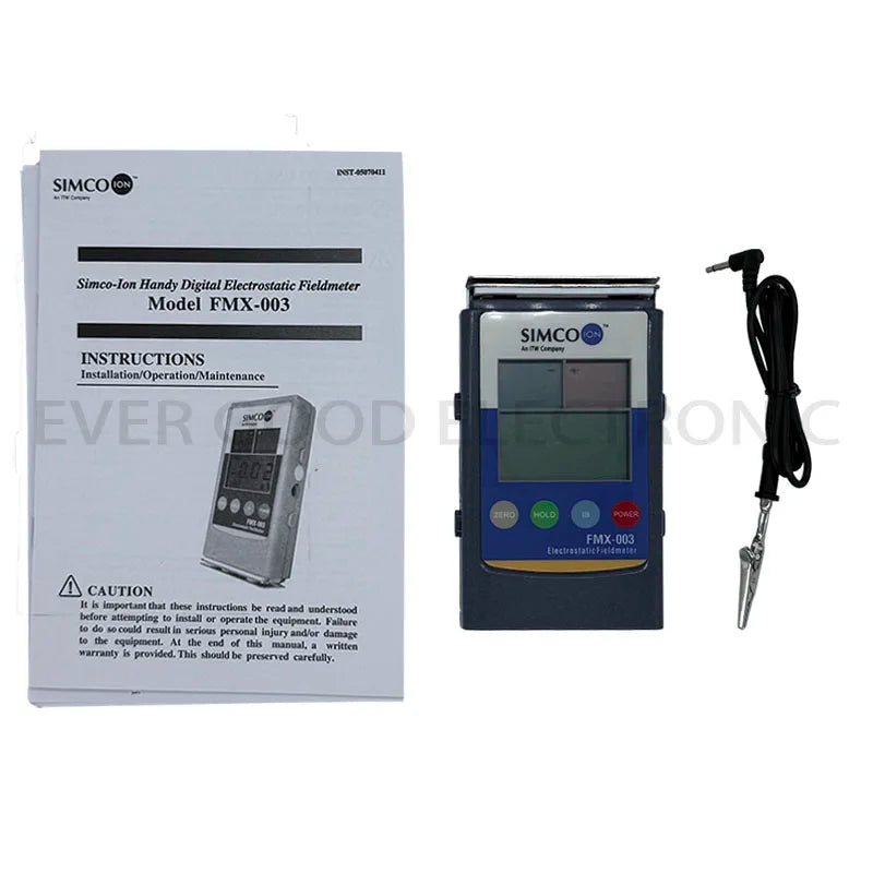 FMX-003 Handheld Electrostatic Field Meter — Portable FMX003 Static Electricity Tester