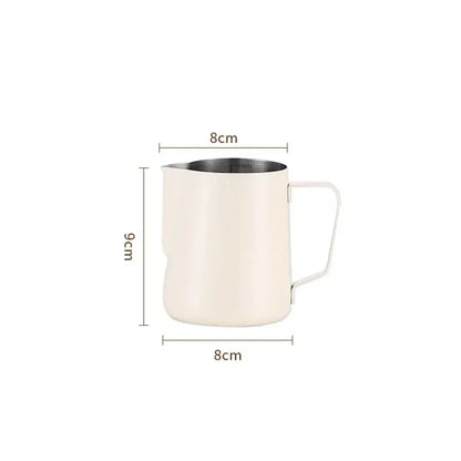 350/600ML Stainless Steel Milk Frothing Pitcher – Precision Scale Latte Jug for Coffee, Barista & Professional Cafe Use