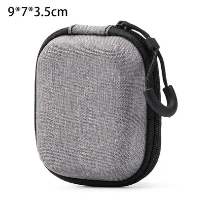 Mini EVA Storage Bag — Zipper Carrying Pouch for AirPods, Earphones, Phone, Charging Cables & Digital Accessories