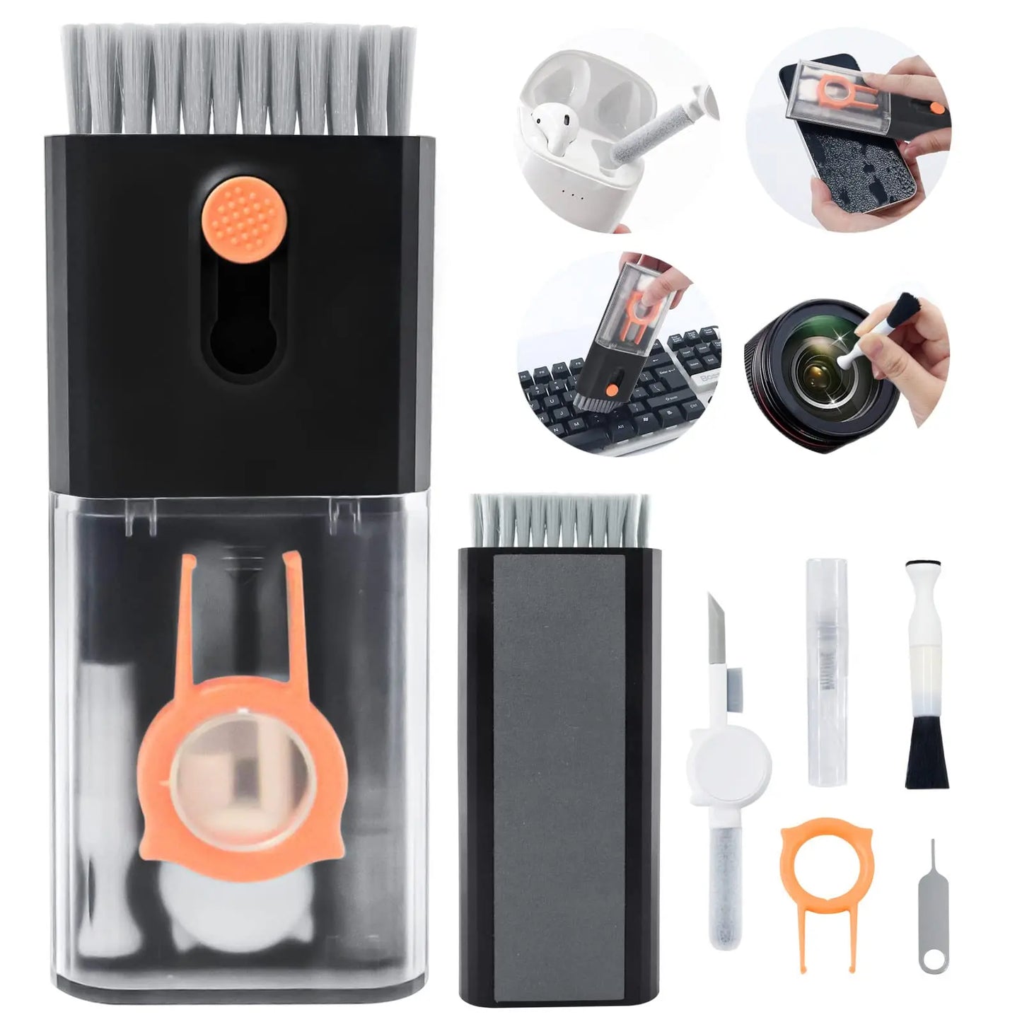 22-in-1 Multi-Function Cleaning Kit - Phone, Keyboard, AirPods, Camera, PC & Screen Cleaning Tools