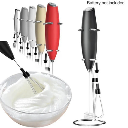 Powerful Electric Milk Frother — Handheld Mini Whisk for Coffee, Latte & Cappuccino, Kitchen & Household Tool
