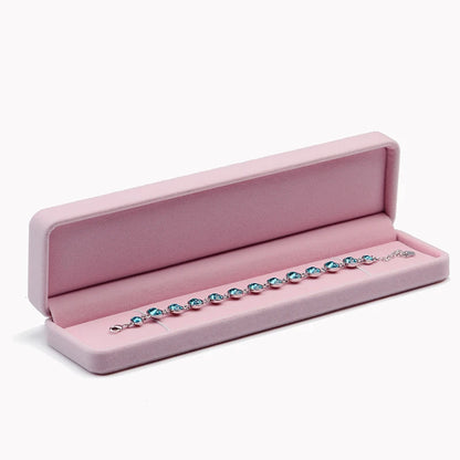 Oirlv Velvet Jewelry Box – Classic Ring, Earring & Necklace Case for Wedding Gift & Display