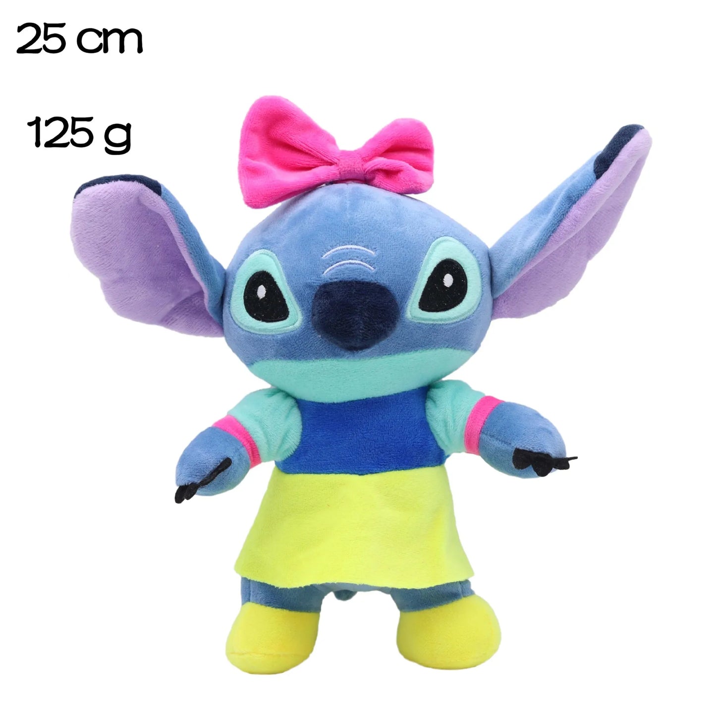 Authentic Disney Stitch Plush Toy 20-25CM - Lilo & Stitch Stuffed Kawaii Pillow Doll for Kids Birthday Gift