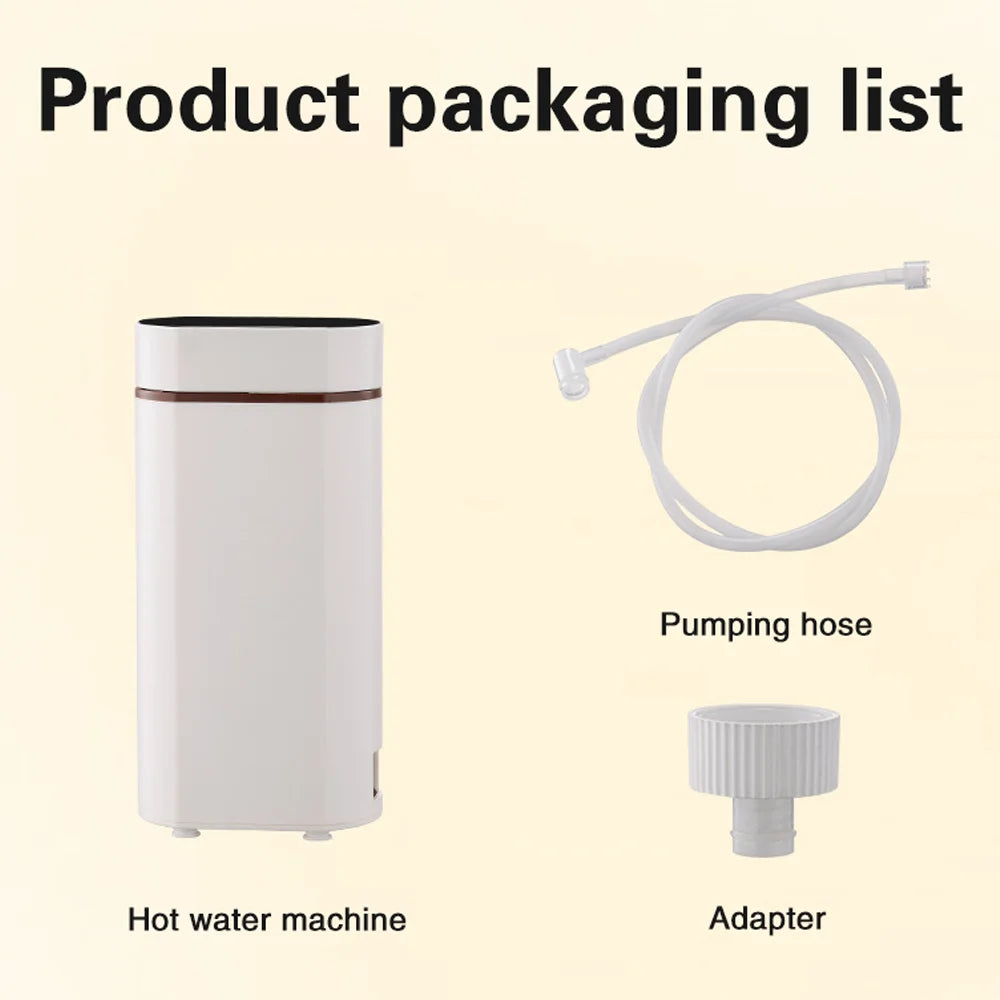 2000W Instant-Heat Water Dispenser – 3-Second Rapid Heating Portable Dispenser for Mineral & Bottled Water