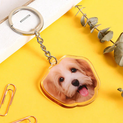 Personalized Acrylic Keychain - Custom Cartoon, Anime & Photo Hologram Key Ring Charm