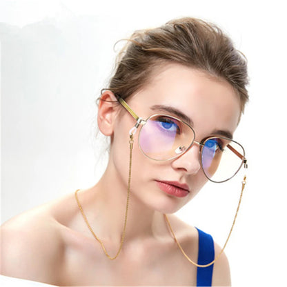 Women Pearl Star Eyeglass Chain - Fashion Beaded Sunglasses Holder Neck Strap For Reading Glasses
