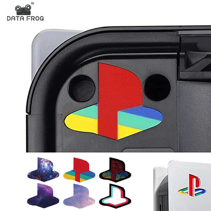 DATA FROG Custom Vinyl Decal Skins for PS5 - Logo Underlay Sticker for PS5 Console Disc and Digital Versions (2023)