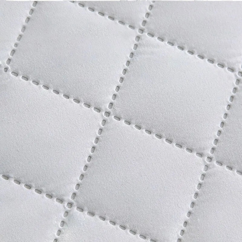 Ultrasonic Washable Mattress Protector — Elastic Band Cover Pad for Bed Protection