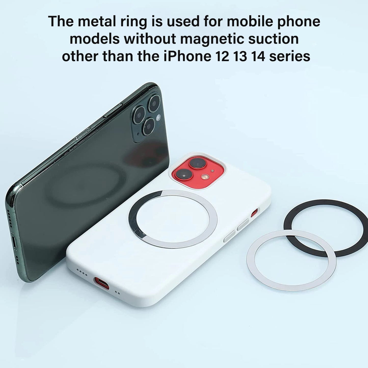 Magnetic Ring Holder for iPhone 14/13/12 – MagSafe Car Mount & Wall Stand for Phone, iPad, and Tablet