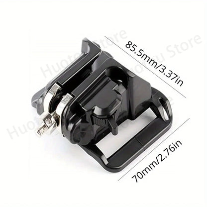 Quick-Release Camera Holster Strap - Waist Belt Buckle Mount Clip for Sony, Canon and Nikon DSLR Cameras