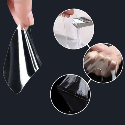 Transparent Acrylic Double-Sided Tape — Strong, Waterproof, Heat-Resistant, No-Trace Adhesive Patch
