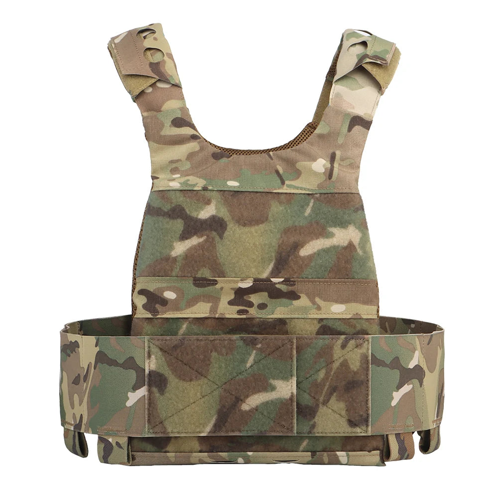 FCPC Tactical Vest Ferro – Lightweight Folding Airsoft Plate Carrier with Breathable Design, Portable Hunting Mag Pouch & Army Equipment
