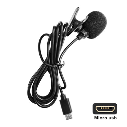 High-Fidelity External Microphone for Sport & Action Camera – 1.5M Micro USB Connector Cable (V39 V316)