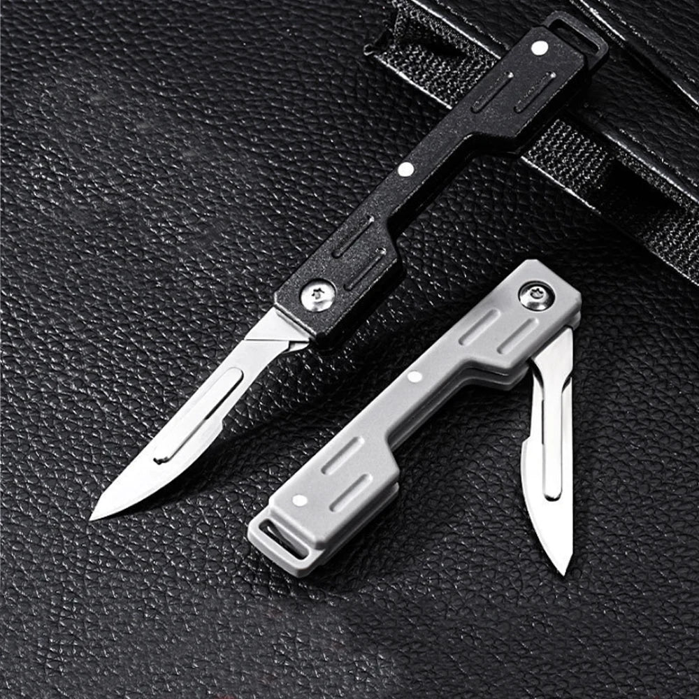 Mini Folding Scalpel Knife – Precision EDC Pocket Knife for Medical, Outdoor, and Unpacking Tasks