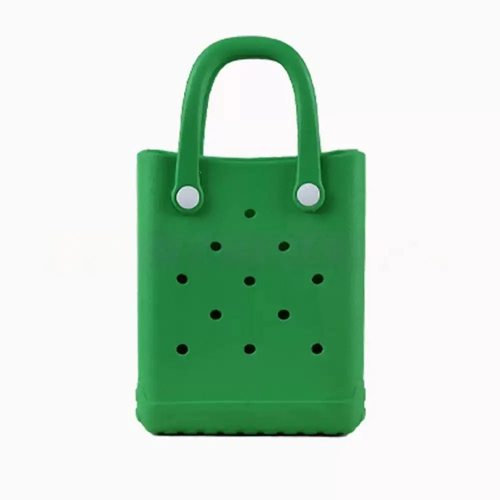 Fashion EVA Beach Bag – DIY Cartoon Style Shoulder & Crossbody Travel Tote, Lightweight Holiday Storage & Accessory Bag