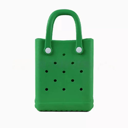 Fashion EVA Beach Bag – DIY Cartoon Style Shoulder & Crossbody Travel Tote, Lightweight Holiday Storage & Accessory Bag