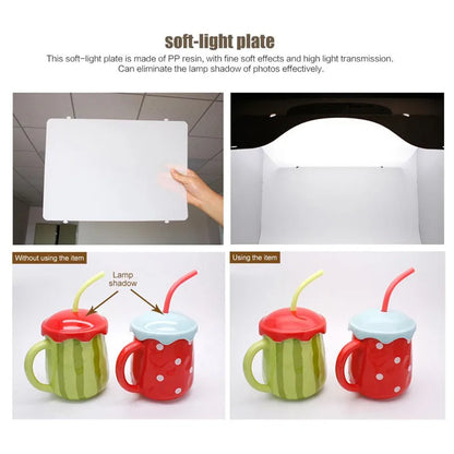 SANOTO LED Photograph Lightbox – Dimmable Photo Studio Softbox for Manicure & Tabletop Shooting