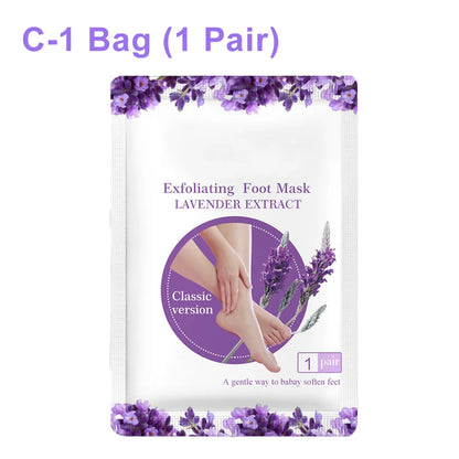 Exfoliating Foot Mask & Pedicure Socks – Dead Skin Removal, Whitening Foot Care, Foot Spa Scrub & Skin Refreshment