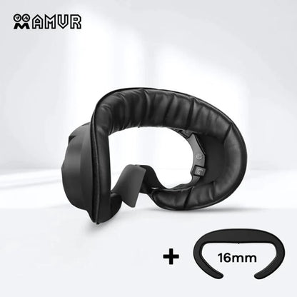PU Leather Eye Mask Cover for PICO 4/4 Pro/Ultra – AMVR VR Headset Face Cushion Protector   1/2