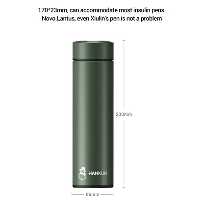 Portable Insulin Cooler Bottle – 36hrs Cooling Insulin Refrigerated Cup, Small Medicine Refrigerator for Drug Storage