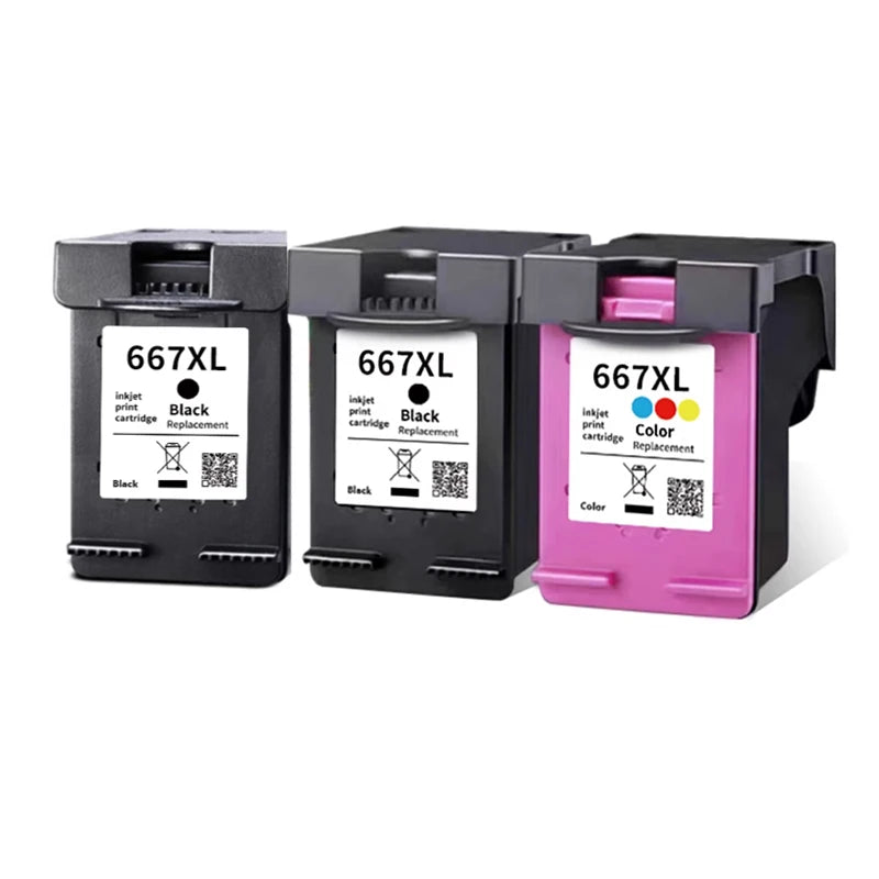 HP 667XL Ink Cartridge - Compatible Replacement for DeskJet Ink Advantage 1275, 2374, 2375, 2376, 2775, 2776 & 6475 Series