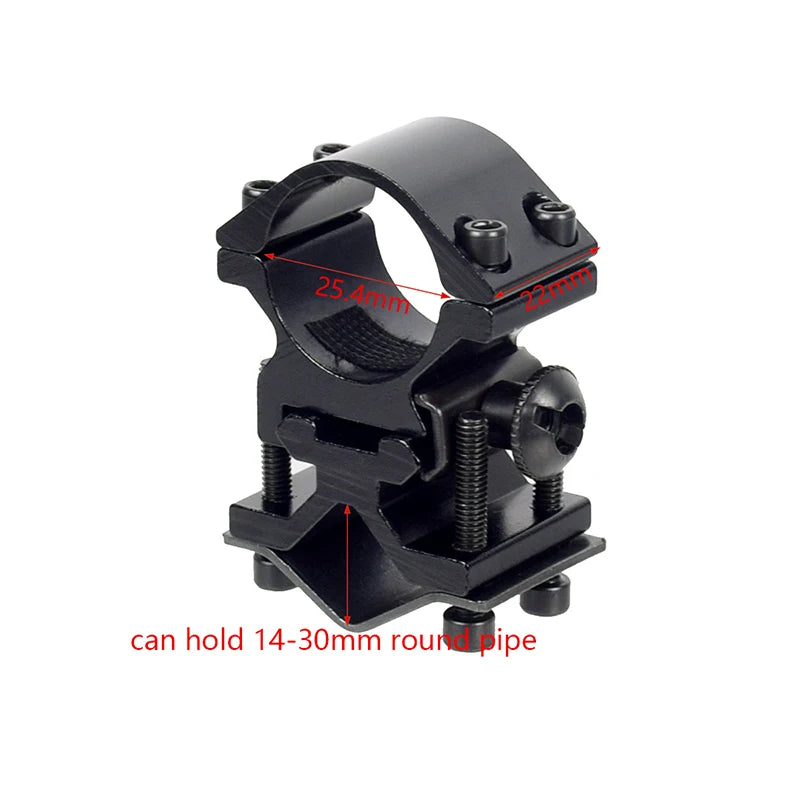 Magnetic Scope Mount Bracket - Strong X Holder for Flashlights, Lasers & Outdoor Accessories