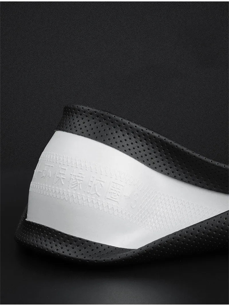 Ultra-Thin Universal Car Steering Wheel Cover — 37-38cm Breathable Wrap Accessory