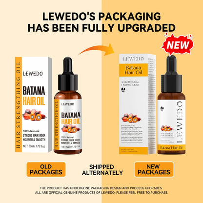Lewedo Naturals Batana Oil - Pure Hair Care Treatment for Men & Women Nourishing Shiny Hair & Scalp Support