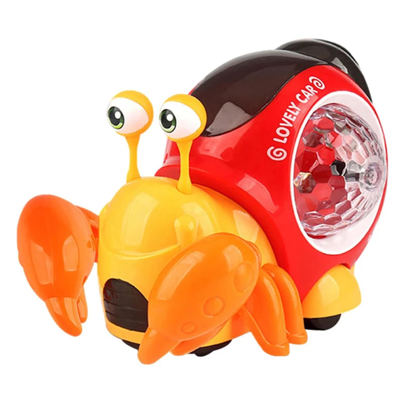 Crawling Crab Baby Toy – Interactive Musical Light-Up Toy for Toddlers, Dancing & Moving Play, Ages 0-12 Months