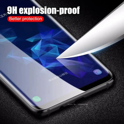 2PCS Curved Tempered Glass Screen Protector - Compatible with Samsung Galaxy S8–S24 Ultra & Note Series