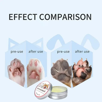 Paw Balm for Cats and Dogs - 50g Protective Cream for Paws and Nose, Moisturizer and Crack Repair Pet Accessory