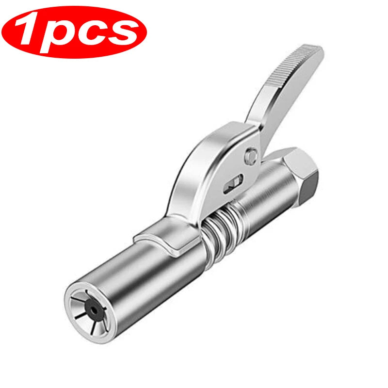 12000PSI High Pressure Grease Coupler Nozzle – Hose Pump Syringe, NPT1/8 Adapter for Brake Oil Change & Car Maintenance