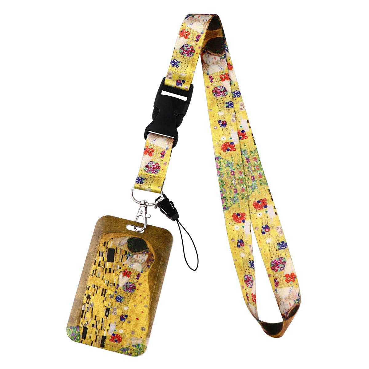 Van Gogh Starry Night Art Neck Strap Lanyard – Keychain Badge Holder for ID, Credit Card & Keys Accessories