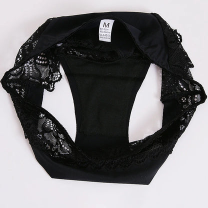 Women's Lace Sexy Underwear – Comfortable Soft Lingerie with Decorative Border, Breathable Low-Waist Briefs