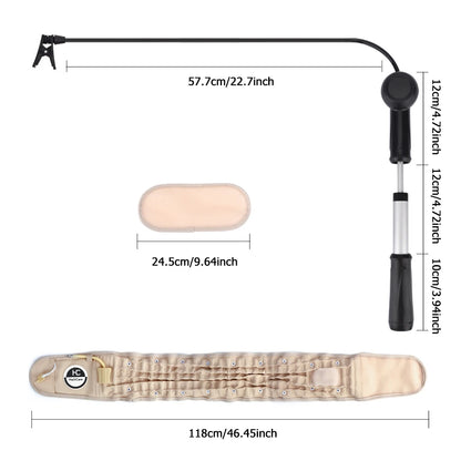Heating Waist Massager Belt — Vibration & Inflatable Back Pad for Relaxation and Pain Relief
