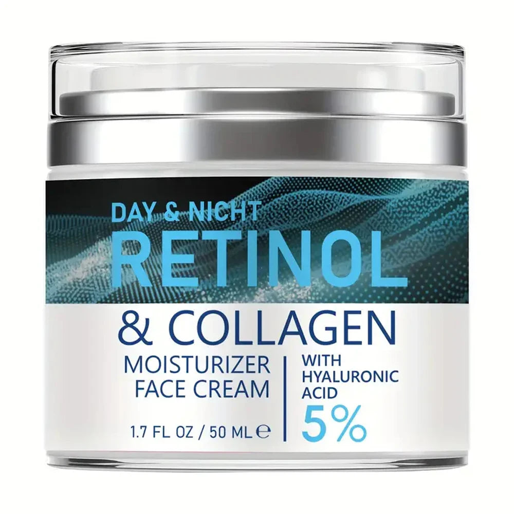 ENVISHA Retinol Collagen Face Cream - Deep Hydration, Skin Brightening and Fine Line Care Moisturizer