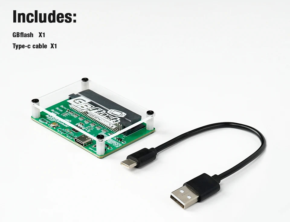Game Card Burner for Game Boy & GBA – ROM Backup, Save Reader & Flasher for GBC/GB Cartridges